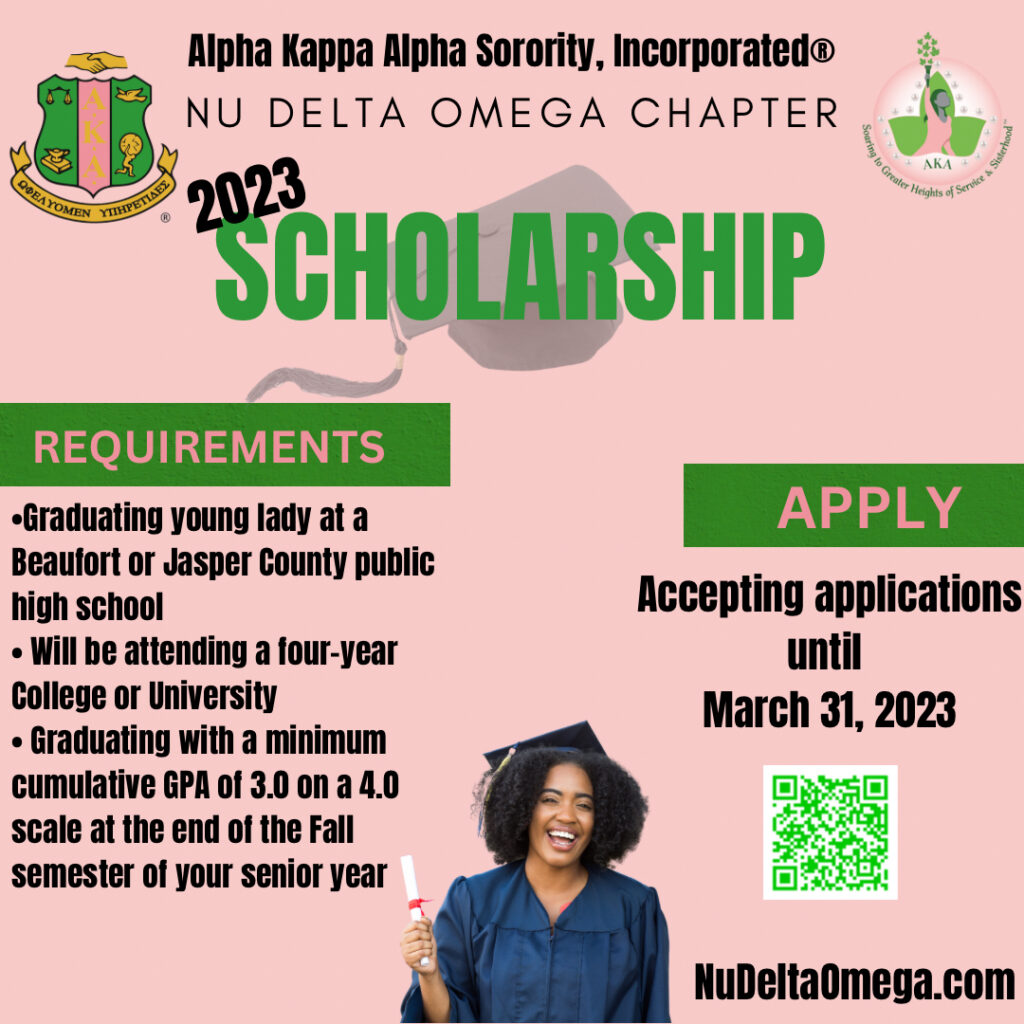 Scholarship Nu Delta Omega Chapter